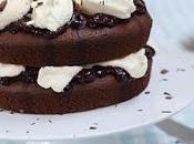 Noir gâteau chocolat Forêt