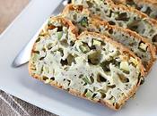 Cake courgette, menthe mozzarella