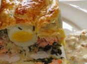 Tourte façon koulibiac saumon