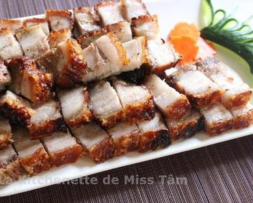 Porc laqué croustillant (Thit heo quay)