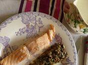 Saumon vapeur petite duxelles