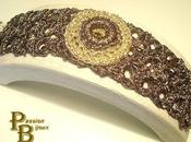 Broomstick lace bracelet