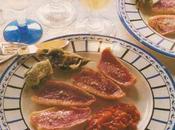 Rougets barbets roche poêlés, tempura compotée pimientos