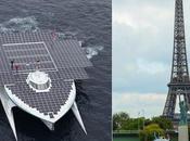 PlanetSolar, plus grand bateau solaire visible Paris!