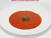 Soupe tomate flocons d'avoine