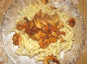 Crevettes sauce rapide