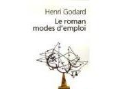 Henri Godard, roman modes d’emploi. Compte-rendu