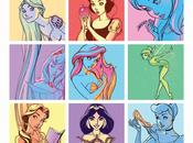Scott Campbell revisite Princesses héroïnes Disney