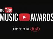 1ère édition YouTube Music Awards. Votes pour artistes préférés avant grande cérémonie