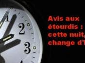 Changement d’heure