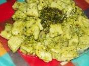 Gnocchi pesto pistaches champignons