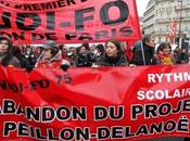 Rythmes scolaires Paris grève générale novembre