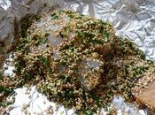 cabillaud croûte sésame ciboulette