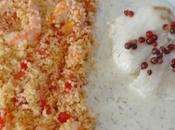 Poisson graine couscous crevettes
