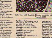 Interview Cynthia Horner Right On!, août 1977