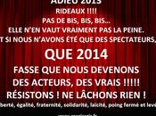 Adieu 2013 Bonjour 2014….