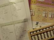 Additions soustractions Soroban grâce petit copain grand