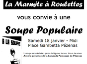 Pézenas Soupe populaire avec Marmite Roulettes