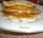 pancakes façon hamburger, ananas caramélisé noix coco