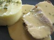 Rôti porc sauce camembert