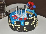 Gâteau d'anniversaire Spiderman (Spiderman birthday cake)