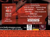 Lady's Tango Festival 2014 mars l'affiche]