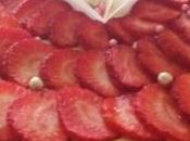 Tarte fraises crémeuse façon fraisier