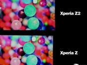 Sony xperia comparatif écrans photos