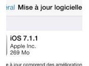 7.1.1 disponible iPhone, iPad iPod Touch