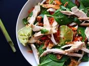 Salade façon thaïe poulet
