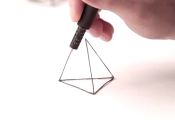 stylo permet d'écrire dans airs créant impressions