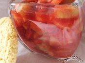 Compotée fraises rhubarbe