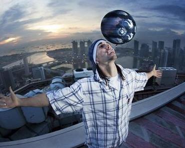 Grimé en vieillard, le meilleur freestyleur français « ridiculise » des footballeurs