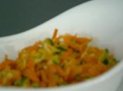 salade fraîcheur courgettes carottes râpées