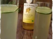 Cocktail sans alcool raisin blanc citron vert