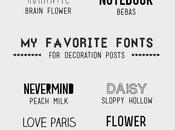 Free favorite fonts blog
