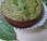 Muffins tout verts (épinards roquette) coeur chèvre