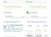 Cydia Handsfree, répondre appels d’un mouvement main