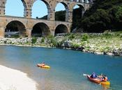 Canoë animé Pont Gard