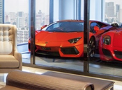 PARKING millionaires garent leur voiture dans salon
