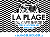 Avec Plage Café Barge, été, bouger quais Paris