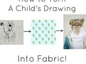 Comment transformer dessins d’enfants tissu