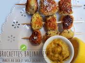 Brochettes balinaises panées