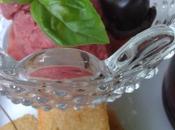 Assiette gourmande cerises Glace cerise