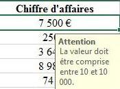 Validation données entourer valides d’Excel