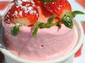 Soufflés glacés fraises