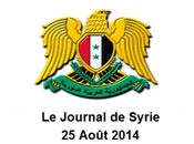 VIDÉO. Journal Syrie 25/08/2014. accord pour lutte antiterroriste