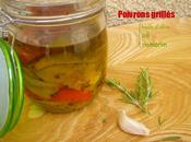 Conserves poivrons grillés l'huile d'olive