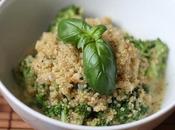 Quinoa, brocoli basilic, comme risotto!