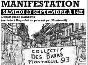 SAMEDI SEPTEMBRE place Gambetta Paris 20ème MANIFESTATION ARRÊT EXPULSIONS RÉGULARISATION TOUS SANS-PAPIERS
